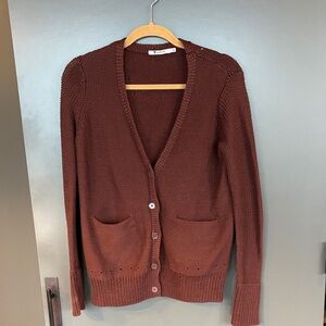 Alexander Wang Rich Brown Cardigan